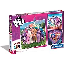 Puzzle Años Niña Puzzle My Little Pony 60 Piezas Para Niños A