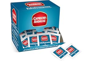 CAPRICHO ANDALUZ Expositor Edulcorante Sobres Monodosis - 250 Unidades de 1g - Endulzante Sin Azúcar para Café y Bebidas - Formato Hostelería y Hogar