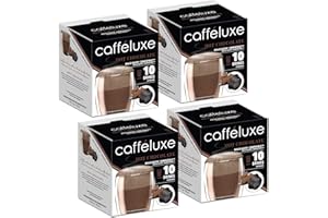 cafféluxe Chocolat chaud en portions individuelles Premium Pods - Dolce Gusto Compatible Pods (40 Pods, 40 Portions)