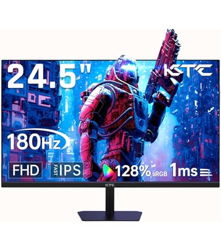 HP X24iH Gaming Monitor, 144 Hz Refresh Rate, 1ms Response
