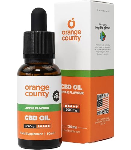 Orange County CBD Oil 6000mg (30ml) Blackcurrant Flavour - High