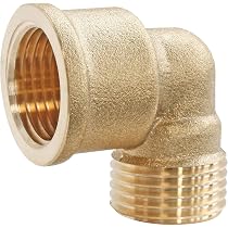 Flessibile Idraulico In Acciaio Intrecciato Somatherm - Dado Girevole Destro Femmina 15/21 (1/2"), Lunghezza 15 Cm