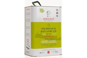 ‎NIKOLAOS & DIMITRIOS FAMILY CORPORATION Olivenöl 3L aus Kreta, Griechenland „NIKOLAOS“ – Premium Qualität, reich an Polyphenolen, kaltgepresst, extra nativ. Neue Ernte: Dezember 2024 bis Februar 2025. MHD bis: Nov. 2026 - Jan. 2027