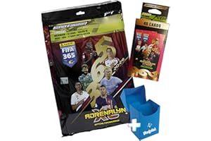 UTOPIA GOODS Panini Megapack 2023-2024 Adrenalyn con 8 Sobres Extra | FIFA 365 | Caja Box Premium para repetidas de Regalo | Album y cromos Futbol (Pack+8)