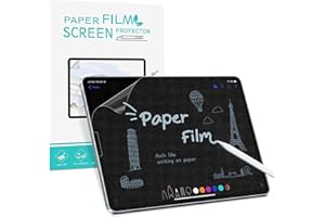PYS Like Paper Screen Protector for iPad Air 4th 5th Generation 10.9 inch/iPad Pro 11 inch (2022 2021 2020 2018 Model) Anti Glare Anti Fingerprints Matte PET Film for Creative Work with Apple Pencil