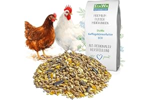 StaWa Geflügelkörnerfutter Eco, die preisbewusste Körnermischung für den Alltag, Hühnerfutter, Entenfutter, 25 kg