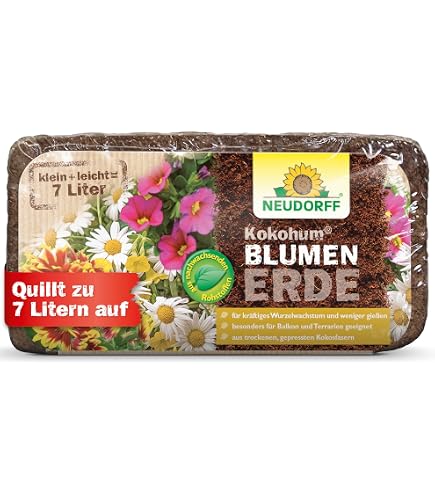 Kokosfaser-Briketts Für Pflanzen – 100% Biologisches Substrat, Ideal Für Garten & Zimmerpflanzen