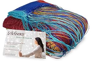 Tex family TENDA a FILI Vivienne per porta CM. 150X300 tinta unita MULTICOLORE