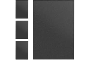 DBAATTZ 4 Pezzi Fogli di Plastica ABS Nero, 3 mm Foglio di Plastica Rettangolare, 30 x 20 cm Piastre in Plasticas ABS, per Modelli Architettonici Tavolo Sabbia Forniture di Materiali da Costruzione