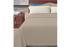 Passione per le tele COPRILETTO IN COTONE TINTA UNITA. Copriletto primavera/estate in piquet di cotone tinta unita millerighe leggero traspirante 8 colori disponibili (singolo, sabbia)