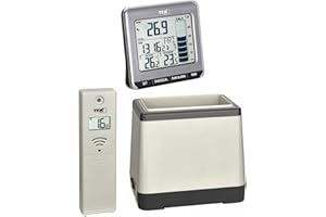 TFA Pluviomètre thermomètre sans fil Rainman TFA 47.3004 anthracite