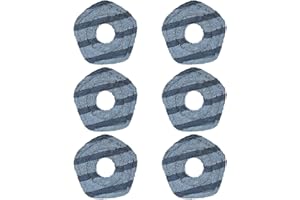 Odashen Lot de 6 serpillères lavables pour aspirateurs Eufy X10 Pro Omni pour robot Eufy X9 Pro, tampons de rechange doux