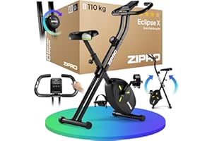 ‎ZIPRO ZIPRO Heimtrainer Fahrrad Ergometer Hometrainer Spinning Bike Klappbar Indoor Fitnessgeräte Trainingsgeräte Ausdauertraining Home Trainer Cycling Zuhause Exercise Cardio Fahrradtrainer - Eclipse X
