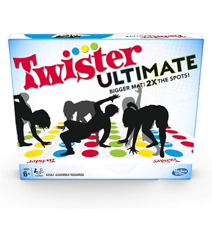 Produktbild von Hasbro Gaming Twister & Jenga Set - 2 Klassische Partyspiele Für Familien-Spaß