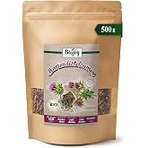 Biojoy Whole Organic Milk Thistle Seeds Bulk Infusion 500g | Origin Bulgaria, Silybum marianum L.