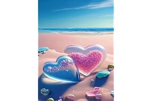 Lunyloer 5D Diamond Painting, DIY Full Diamant Malen nach Zahlen, Anfänger Diamant Malerei Malen Nach Zahlen Full Drill Kristall Set für Home Wand Décor 30x40cm