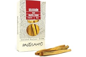 PALOSANTO - Incenso Naturale Palo Santo Seleccion Perù Originale Etico e Sostenibile - 5 Legnetti Sottili facili da Accendere - Aroma Intenso e Dolce - Bursera Graveolens
