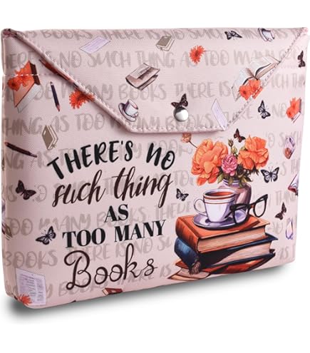 Pochette De Protection Rose Pour Livres - 22x28 Cm Environ, Fermeture Zip, Poche Supplémentaire, Sensibilisation Cancer Du Sein (lavable)