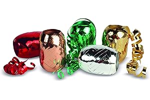 PRÄSENT MEXICO nastro per pacchi color multicolore, set di 24 rotolini, lungh. 20 m, largh. 5 mm, nastri colorati, palloncini, fiocchi regalo e decorazioni