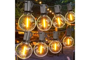 SUWIN Catena Luminosa Esterno, 18M Catena LED, Giardino Luci Stringa Lampadina Impermeabile with 30+1 per Natale Terrazzo Matrimonio Partito