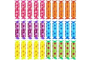 Nizirioo Mini evidenziatore a forma di caramella, set da 30 evidenziatori, evidenziatori, 6 colori per pennarelli, diari, libri da colorare, ecc.