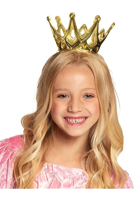 Couronnes Princesse Lot De 5 – Diadèmes Étincelants Bandeau Élastique – Déguisement Enfant, Fête, Cadeau Fille 3-6 Ans