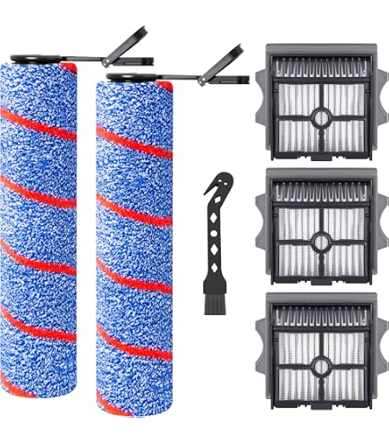 Kit De Rechange Brosse Rouleau Et Filtres Pour Tineco FLOOR ONE S7 - Microfibre, Lavable