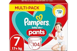 Pampers Baby-Dry taglia 7 (17kg) 104 pannolini