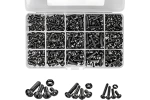 KAHEIGN Zestaw nakrętek i śrub 500 szt