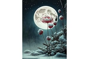 Lunyloer Diamond Painting, DIY Full Diamant Malen nach Zahlen, 5D Diamant Malerei Malen Nach Zahlen Full Drill Kristall Painting Set für Home Wand Décor 30x40cm