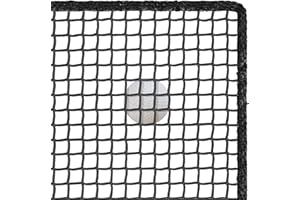IPEB Golf Hitting Practice Net 10×10/10×15/10×20ft 3mm Thick 1"x1''Square Mesh Golf Training Netting Barrier Baseball Football Backstop Net with Zip Cable Ties for Backyard, Garden