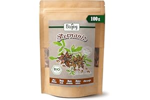 Biojoy Anís estrellado entero BÍO (100 g), adecuado para la preparación té e infusión (Illicium verum)