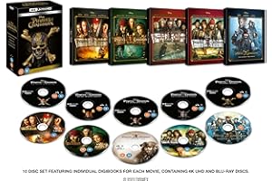Pirates of The Caribbean 1-5 UHD Box set [UHD + Blu-ray]