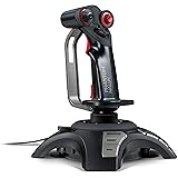 Speedlink Phantom Hawk Gaming Flight Stick for PC SL-6638-BK, Throttle Controller, 3 Control Dimensions, 8-Way Coolie Hat, Fo