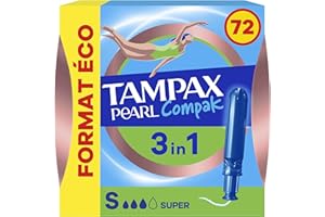 TAMPAX Always Tampons Avec Applicateur, 72 Tampons