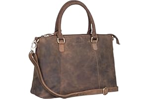 ROYALZ 'Payton' elegancka skórzana torebka damska prawdziwa skóra mała vintage torba z uszami skórzana damska