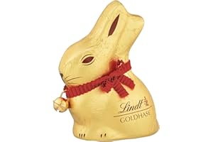 ‎LINDT Lindt Schokolade GOLDHASE | 8 x 50 g GOLDHASE | Vollmilch-Schokolade in Hasenform zu Ostern | Osterschokolade | Schokoladengeschenk | Schokoladenhase | Osterhase