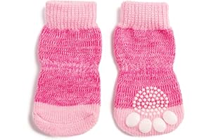 Harfkoko Pet Heroic Calzini per Cani Calzini per Gatti 8 Taglie - Protettori Zampe Cane Gatto Antiscivolo rinforzati - Controllo Trazione per Interni - Taglie Mini ed Extra di Cani e Gatti