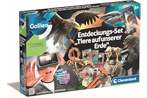 Galileo Lab Entdeckungs-Set „Tiere auf unserer Erde - Experimentierkasten & Spielzeug für Kinder ab 8 Jahren von Clementoni 59400