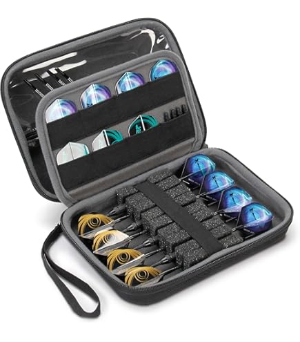 Yardwe Pointe Portefeuille De Fléchettes Porte-Fléchettes