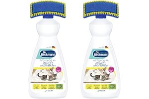 Dr. Beckmann 2 In 1 Multipurpose Pet Stain Remover Shampoo With Cleaning BrUSh|Advanced Oxi Powered Formula|Easy To USe|Home & Pet Care Essentials|Diy|Eliminates Tough Stains & Odours|650 Ml x 2