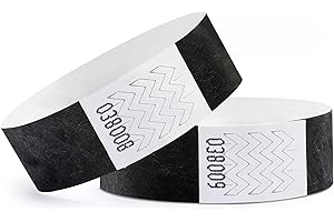 linie zwo ®, Confezione da 1000 Braccialetti di identificazione 19 x 254 mm, Nero