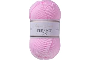 Utopia Crafts DK Double Knitting Yarn 100g (Baby Pink)