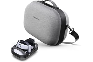 BOBOVR C3 Carrying Case Compatible with Meta Quest 3 S3 Pro Strap,Three Versatile Modes, Desktop Stand for Tidy workspace Compatible with Quest 3S