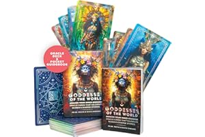 About my Brain Goddess Oracle Deck | 60 Oracle Cards and Pocket Guidebook | Goddesses Of The World | Complement Your Tarot Card Practice