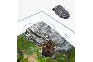 YZHZOM Schildkröte Sonnenplattform mit Saugnäpfen, schwimmende Ruheterrasse für Frösche, Terrapins und Schildkröten