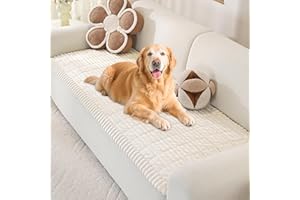 ENONCI Epais Housse de Canapé Lavable, Flanelle Douce Universelle Housse Canapé, Housse de canapé Antidérapant, Housse Canape d'angle Protège Meubles