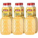 Granini Premium 100% Pineapple Juice &ndash; Pack 6 x 1 L | Pineapple juice from concentrate with Vitamin C - 100% fruit content +