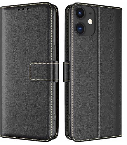 Cover Pelle Per IPhone 11 Con Portafoglio E Supporto – Flip Case Con Slot Per Carte E Chiusura Magnetica, Aurora - 4