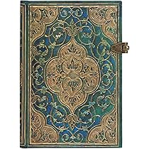 Diario Paperblanks Azzurro Copertina Rigida - Midi 130x180mm, 240 Pagine | Righe, Chiusura